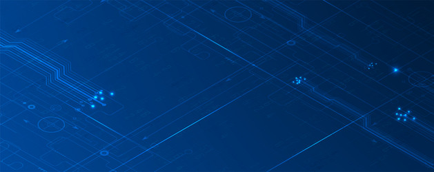 technology data background idea of global vector image