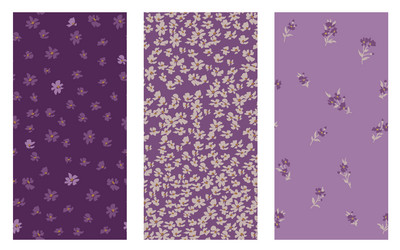 Design of spring print with flowers for textile vector