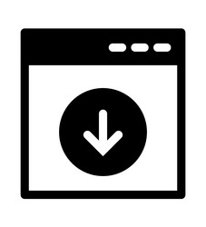 Web design and coding icon suitable for a wide vector