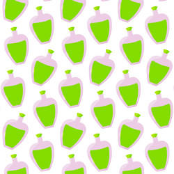 flask potion perfume jar green pattern textile vector image