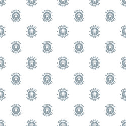 robot machine pattern seamless vector image