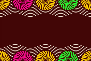 Seamless horizontal border pattern with circles vector