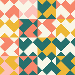 Square abstract pattern design vector