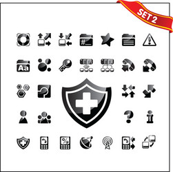 Web Icon Set - Communication & Utilities vector image