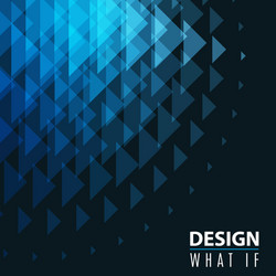 abstract design background with triangles vector image