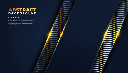 dark abstract background with overlap layers vector image