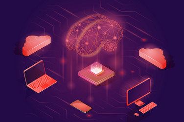 Neural network concept artificial intelligence vector