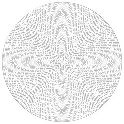 radial radiating circular concentric lines element vector image