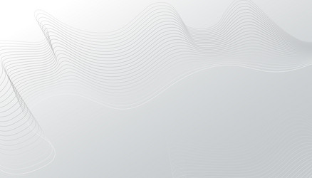 abstract white background with gray dynamic curve vector image