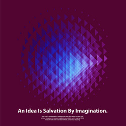 abstract design background with triangles vector image
