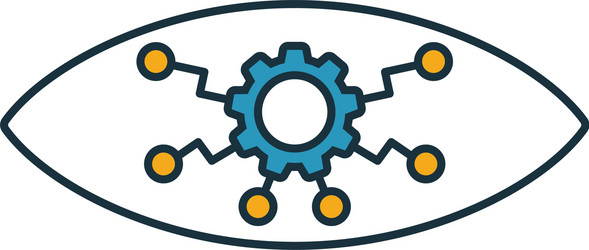 Analytics icon simple element from seo icons vector