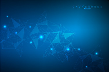 Modern Data Network Background vector