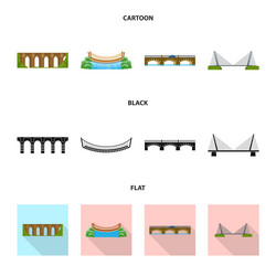 isolated object of connection and design symbol vector image