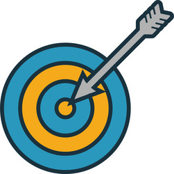 right solution icon simple element from seo icons vector image
