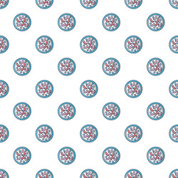 bacteria under microscope pattern seamless vector image