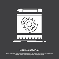 draft engineering process prototype prototyping vector image