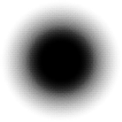 Halftone pattern texture circles dots screentone vector