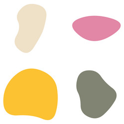 random blotch inkblot organic blob blot speck vector image