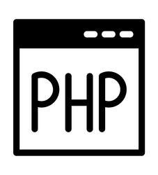 Web design and coding icon suitable for a wide vector