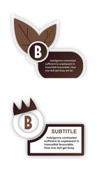 Abstract Data Flow Infographic vector