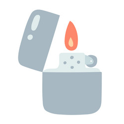 Lighter hand drawn doodle icon vector