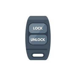 car key fob showing lock and unlock buttons vector image