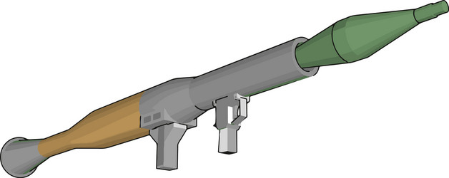 Rpg Gun Vector Rpg on white background Royalty Free Vector Image
