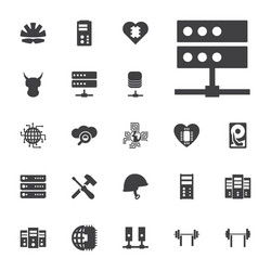 22 hard icons vector