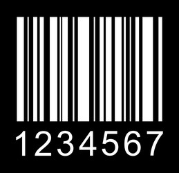 barcode icon bar code for web flat design isolated vector image