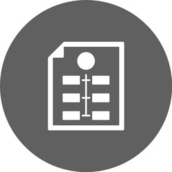 Flowchart workflow analytics icon gray graphics vector