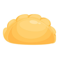 festival dumpling icon cartoon chinese vector