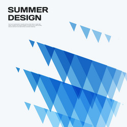 abstract design background with triangles vector image
