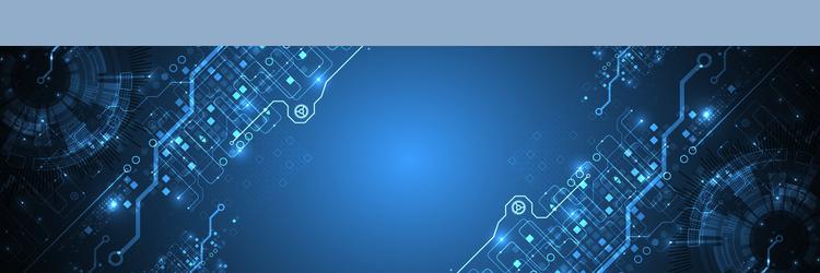 Abstract Glowing Tech Background vector image