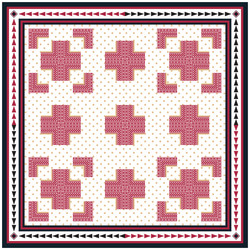 geometric diagonal line and square print pattern vector image