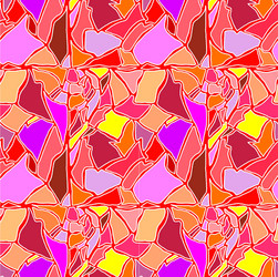 seamless hand drawn color pattern with eggshell vector image