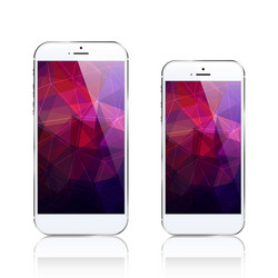 Triangular Abstract Phone Background vector image