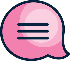 user interface concept message symbol speech vector image