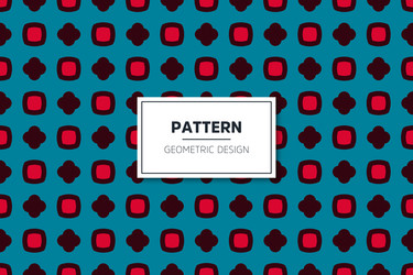 seamless pattern with geometric colorful art vector image