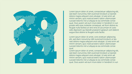 2024 year background with sample text vector image