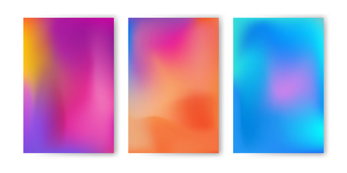 Abstract Colorful Gradient Mesh Background vector image