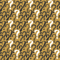 questions marks seamless pattern hand drawn vector image