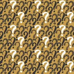 Questions marks seamless pattern hand drawn vector