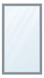 elegant mirror frame with empty reflection vector image