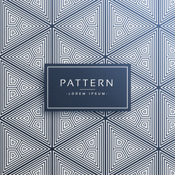abstract triangle pattern made with lines vector image