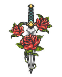 Rose Dagger Tattoo Vector Images (over 600) Rose Dagger Tattoo Vector Images (over 600)