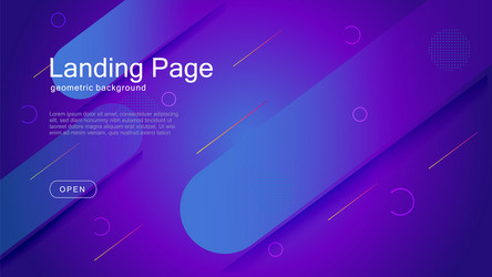 Dynamic Geometric Background - Shapes & Color vector image