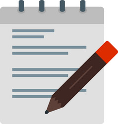 write notes vector image