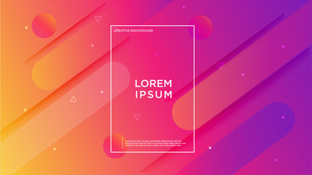 Dynamic Geometric Background vector image
