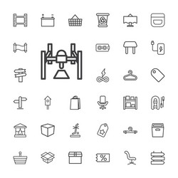 Empty icons Royalty Free Vector Image - VectorStock