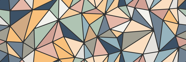 Abstract color seamless triangle pattern vector
